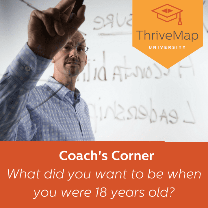 Coach’s Corner: What did you want to be when you were 18 years old?